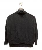 DEPAREILLEデパリエ）の古着「カシミヤ混タートルネックニット」｜グレー