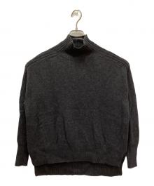 DEPAREILLE（デパリエ）の古着「カシミヤ混タートルネックニット」｜グレー