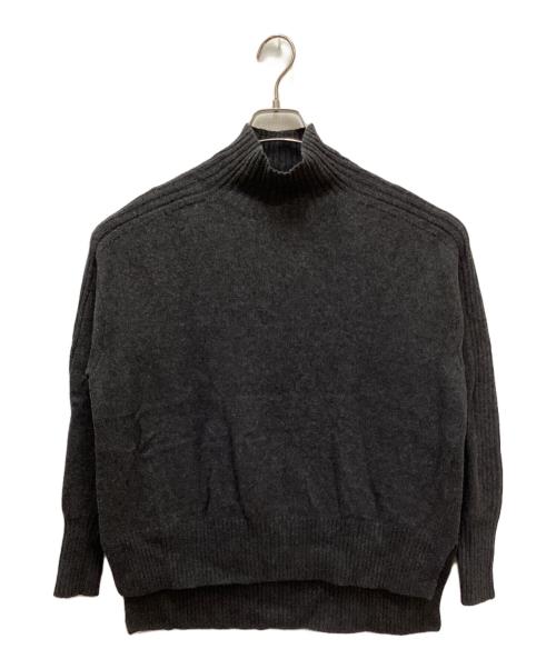 DEPAREILLE（デパリエ）DEPAREILLE (デパリエ) カシミヤ混タートルネックニット グレー サイズ:38の古着・服飾アイテム