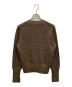 BACCA (バッカ) ラメウール ベーシックカーディガン ブラウン サイズ:S：7000円