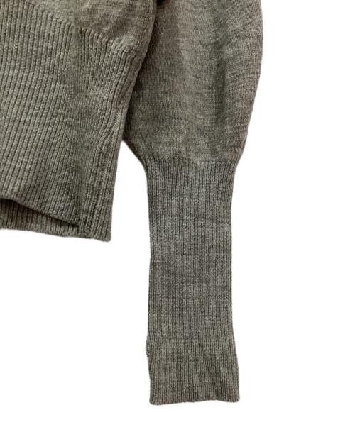 JANE SMITH（ジェーンスミス）JANE SMITH (ジェーンスミス) Plage (プラージュ) 7G BALLOON SLEEVE PULLOVER(バルーンスリーブプルオーバー) グレー サイズ:38の古着・服飾アイテム