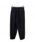 CABAN (キャバン) ウールモヘヤポプリン コクーンパンツ ブラック サイズ:XS：17000円