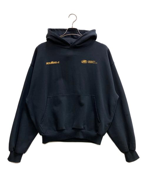 scuffers（スカッファー）scuffers (スカッファー) Sign Hoodie ネイビー サイズ:Mの古着・服飾アイテム