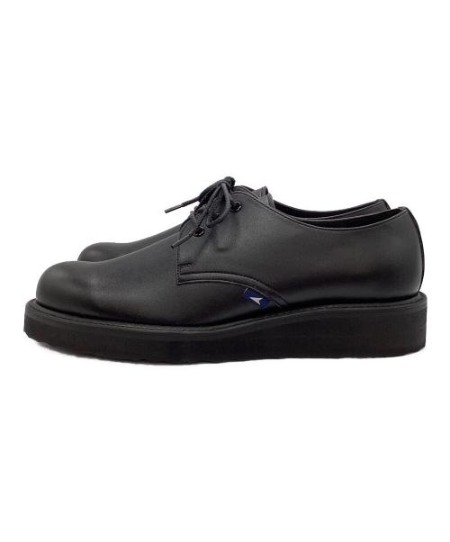 DESCENDANT（ディセンダント）DESCENDANT (ディセンダント) foot the coacher (フットザコーチャー) DWU 3HOLE SHOES ブラック サイズ:1の古着・服飾アイテム