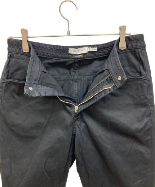 nonnative（ノンネイティブ）nonnative (ノンネイティブ) DWELLER 5P T-LEG JEANS 02 C／P WEAPON STRETCH　ストレッチパンツ ブラック サイズ:2の古着・服飾アイテム