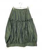 ENFOLDエンフォルド）の古着「HEME DHARMA SKIRT」｜カーキ