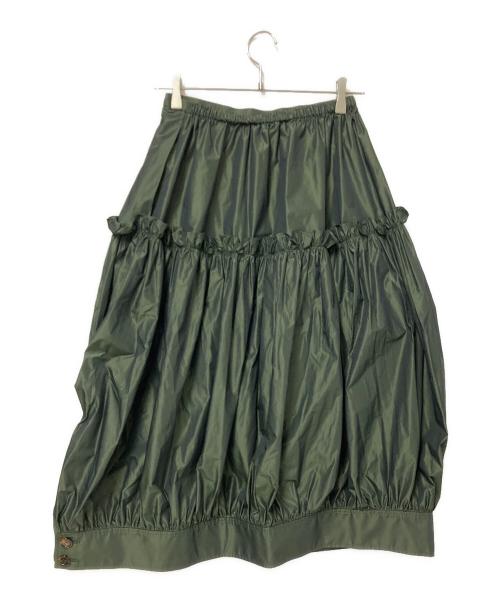 ENFOLD（エンフォルド）ENFOLD (エンフォルド) HEME DHARMA SKIRT カーキ サイズ:38の古着・服飾アイテム