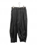 NO CONTROL AIRノーコントロールエアー）の古着「COOL MAXギャザーワイドパンツ」｜グレー