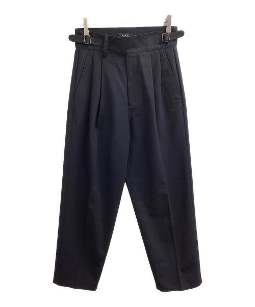 A.P.C.（アーペーセー）A.P.C.  (アーペーセー) Garkha 2タックパンツ / グルカパンツ / 23AW ネイビー サイズ:XSの古着・服飾アイテム