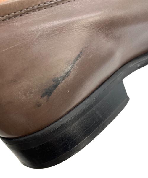 luca grossi（ルカグロッシ）luca grossi (ルカグロッシ) ロングノーズコインローファー ブラウン サイズ:36　2/1の古着・服飾アイテム