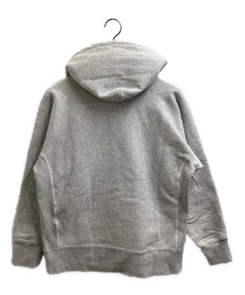 Champion REVERSE WEAVE（チャンピオン リバース ウィーブ）Champion REVERSE WEAVE (チャンピオン リバース ウィーブ) ヘンリーネックパーカー　/　C8-A134　/　青単色タグ復刻 グレー サイズ:Lの古着・服飾アイテム