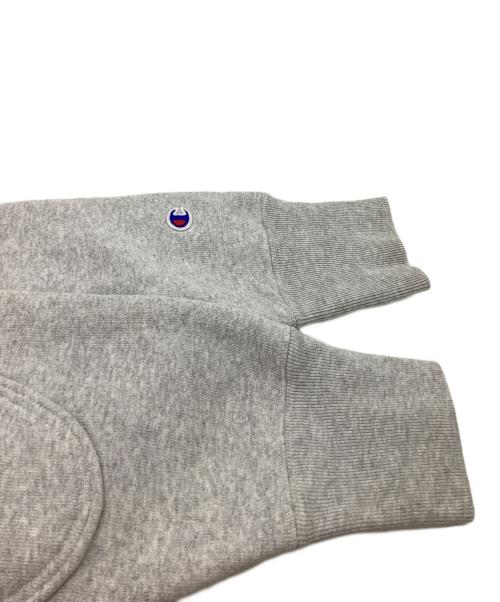 Champion REVERSE WEAVE（チャンピオン リバース ウィーブ）Champion REVERSE WEAVE (チャンピオン リバース ウィーブ) ヘンリーネックパーカー　/　C8-A134　/　青単色タグ復刻 グレー サイズ:Lの古着・服飾アイテム