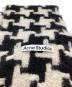 ACNE STUDIOS (アクネ ストゥディオス) ハウンドトゥースマフラー　/　CA0153 ブラック×ホワイト：20000円