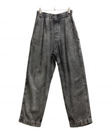 ISABEL MARANT（イザベルマラン）の古着「TELINO リサイクルデニムイージーパンツ」｜ブラック