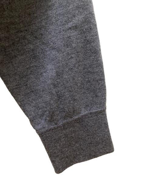 UNITED ARROWS（ユナイテッドアローズ）UNITED ARROWS (ユナイテッドアローズ) ニットペプラムロングワンピース グレー サイズ:38の古着・服飾アイテム