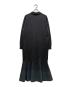 UNITED ARROWS (ユナイテッドアローズ) ニットペプラムロングワンピース グレー サイズ:38：8000円