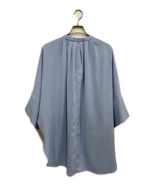 ADORE（アドーア）ADORE (アドーア) クリアライトジョーゼットブラウス ブルー サイズ:38の古着・服飾アイテム