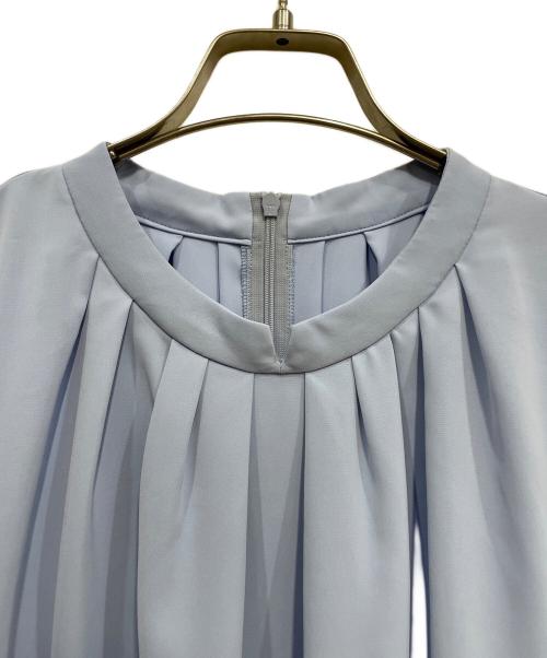 ADORE（アドーア）ADORE (アドーア) クリアライトジョーゼットブラウス ブルー サイズ:38の古着・服飾アイテム