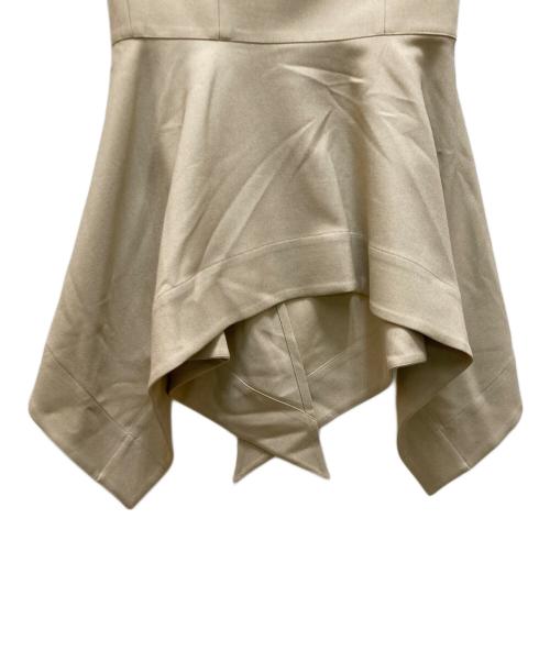 cygne（シーニュ）cygne (シーニュ) ペプラムビスチェ mico ベージュ サイズ:1の古着・服飾アイテム