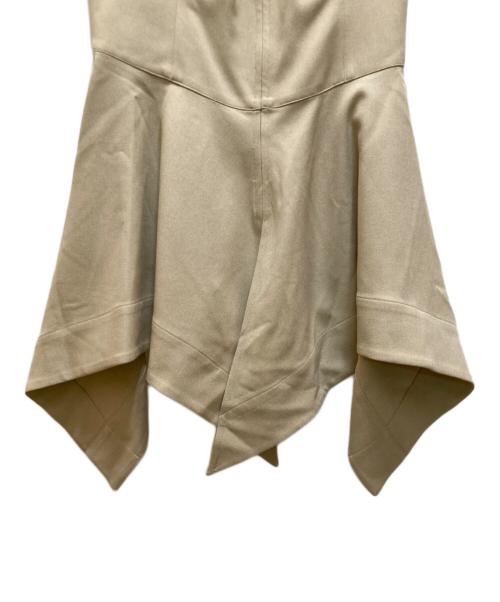 cygne（シーニュ）cygne (シーニュ) ペプラムビスチェ mico ベージュ サイズ:1の古着・服飾アイテム