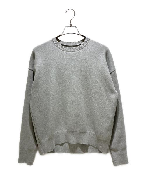 MUSE de Deuxieme Classe（ミューズ ドゥーズィエム クラス）MUSE de Deuxieme Classe (ミューズ ドゥーズィエム クラス) SMOOTH TOP CREWNECK PULLOVER グレー サイズ:FREEの古着・服飾アイテム