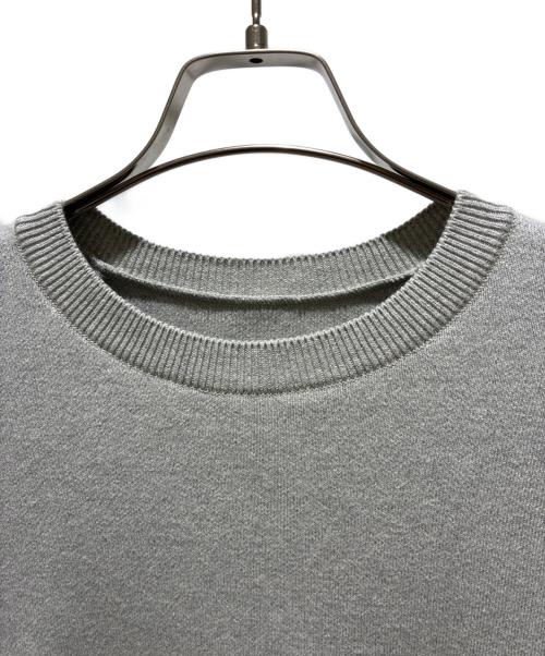 MUSE de Deuxieme Classe（ミューズ ドゥーズィエム クラス）MUSE de Deuxieme Classe (ミューズ ドゥーズィエム クラス) SMOOTH TOP CREWNECK PULLOVER グレー サイズ:FREEの古着・服飾アイテム