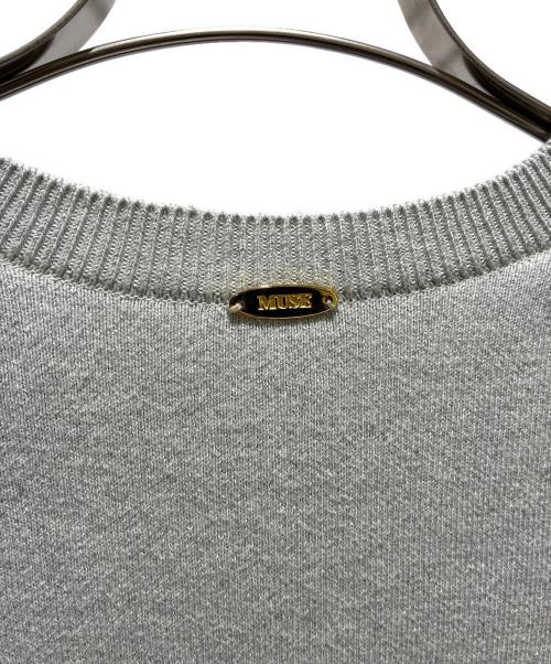MUSE de Deuxieme Classe（ミューズ ドゥーズィエム クラス）MUSE de Deuxieme Classe (ミューズ ドゥーズィエム クラス) SMOOTH TOP CREWNECK PULLOVER グレー サイズ:FREEの古着・服飾アイテム