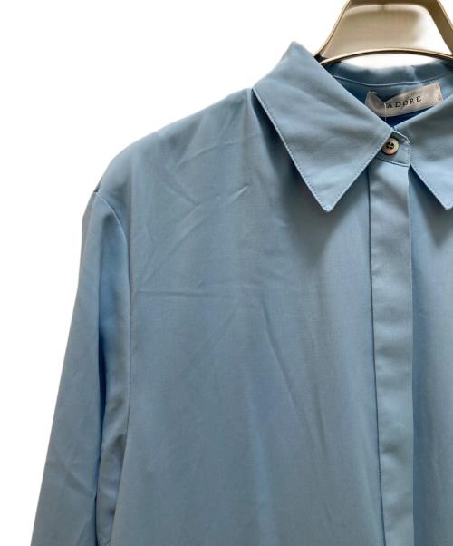 ADORE（アドーア）ADORE (アドーア) クリアドライワンピース ブルー サイズ:38の古着・服飾アイテム