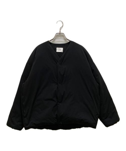 UNITED ARROWS & SONS（ユナイテッドアローズ＆サンズ）UNITED ARROWS & SONS (ユナイテッドアローズ＆サンズ) DAISUKE OBANA (ダイスケ オバナ) Vネックダウンジャケット ブラック サイズ:sの古着・服飾アイテム
