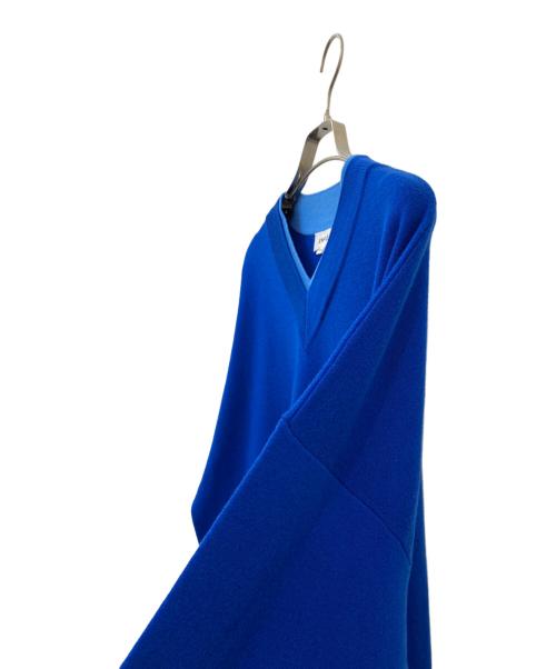 ENFOLD（エンフォルド）ENFOLD (エンフォルド) FAKE-LAYERED PULLOVER ブルー サイズ:38の古着・服飾アイテム