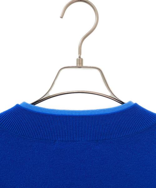 ENFOLD（エンフォルド）ENFOLD (エンフォルド) FAKE-LAYERED PULLOVER ブルー サイズ:38の古着・服飾アイテム