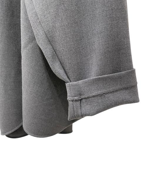 ENFOLD（エンフォルド）ENFOLD (エンフォルド) CURVED-FORM PULLOVER グレー サイズ:38の古着・服飾アイテム