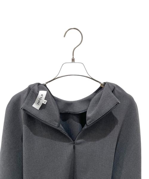 ENFOLD（エンフォルド）ENFOLD (エンフォルド) CURVED-FORM PULLOVER グレー サイズ:38の古着・服飾アイテム