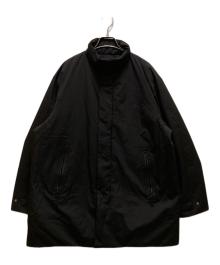 SHIPS any（シップスエニィ）の古着「撥水/防風等〉多機能 スタンドカラー ダウン ミドル コート」｜ブラック