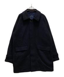 BROOKS BROTHERS（ブルックス・ブラザーズ）の古着「ウールカシミヤ ラグランスリーブ ウォーキングコート」｜ネイビー