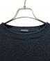 中古・古着 COMOLI (コモリ) Lambswool Crew Neck Knit ラムズウール クルーネックニット/A03-06016 ブラック サイズ:3：23000円
