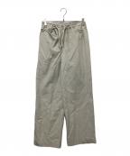 Fano Studiosファノ ストゥディオズ）の古着「フロントポケットルーズコットンパンツ」｜グレー