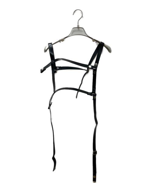 JUNYA WATANABE COMME des GARCONS（ジュンヤワタナベ コムデギャルソン）JUNYA WATANABE COMME des GARCONS (ジュンヤワタナベ コムデギャルソン) レザー ハーネス ブラックの古着・服飾アイテム