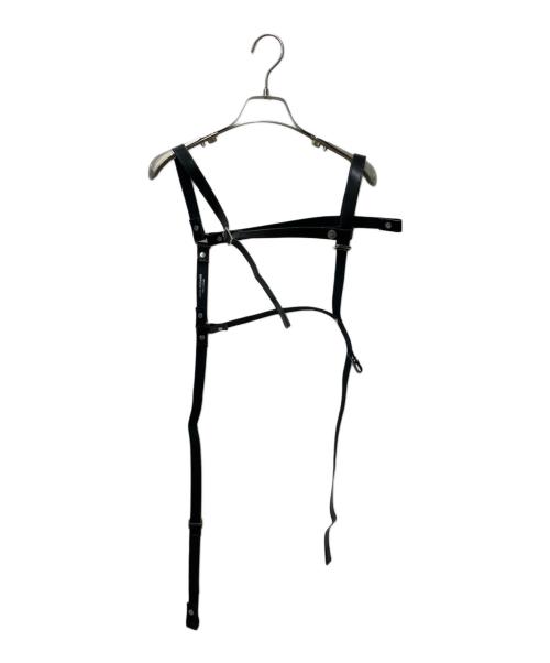 JUNYA WATANABE COMME des GARCONS（ジュンヤワタナベ コムデギャルソン）JUNYA WATANABE COMME des GARCONS (ジュンヤワタナベ コムデギャルソン) レザー ハーネス ブラックの古着・服飾アイテム