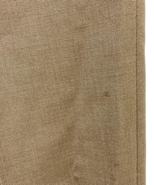 AURALEE（オーラリー）AURALEE (オーラリー) BLUEFACED WOOL WIDE SLACKS カーキ サイズ:3の古着・服飾アイテム