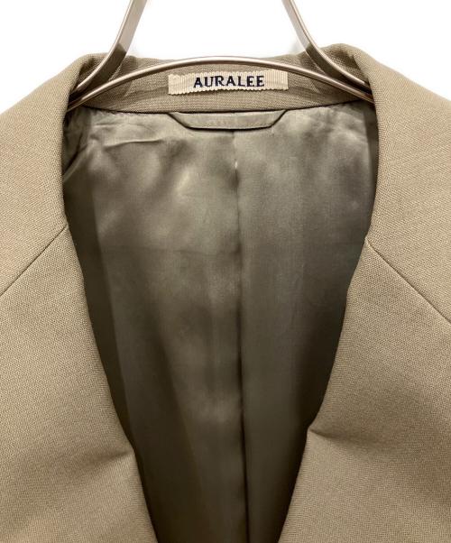 AURALEE（オーラリー）AURALEE (オーラリー) BLUEFACED WOOL JACKET カーキ サイズ:4の古着・服飾アイテム