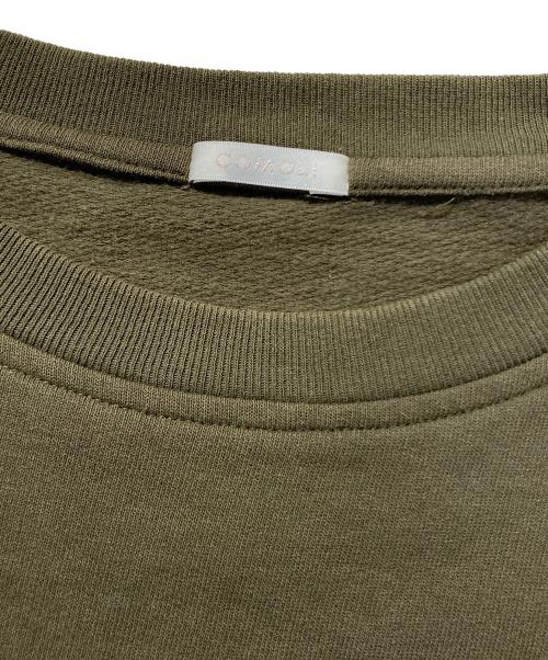COMOLI（コモリ）COMOLI (コモリ) インレイ起毛 長袖クルー オリーブ サイズ:SIZE3の古着・服飾アイテム
