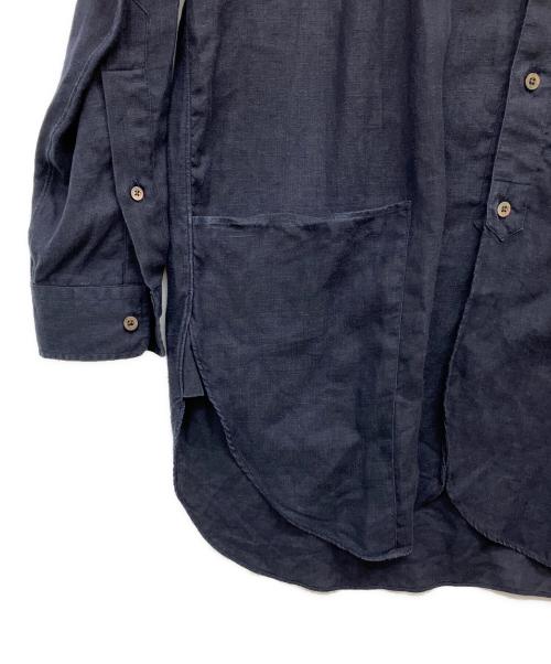MARKAWARE（マーカウェア）MARKAWARE (マーカウェア) Detachable Collar Long Shirt ネイビー サイズ:SIZE 2の古着・服飾アイテム
