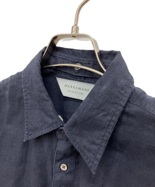 MARKAWARE（マーカウェア）MARKAWARE (マーカウェア) Detachable Collar Long Shirt ネイビー サイズ:SIZE 2の古着・服飾アイテム