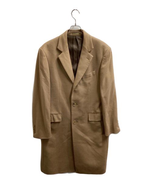 KASHIMIYA（カシミヤ）KASHIMIYA (カシミヤ) カシミヤコート / Ermenegildo Zegna社製生地 ブラウン サイズ:50の古着・服飾アイテム