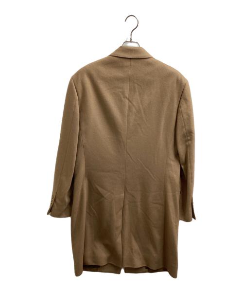 KASHIMIYA（カシミヤ）KASHIMIYA (カシミヤ) カシミヤコート / Ermenegildo Zegna社製生地 ブラウン サイズ:50の古着・服飾アイテム