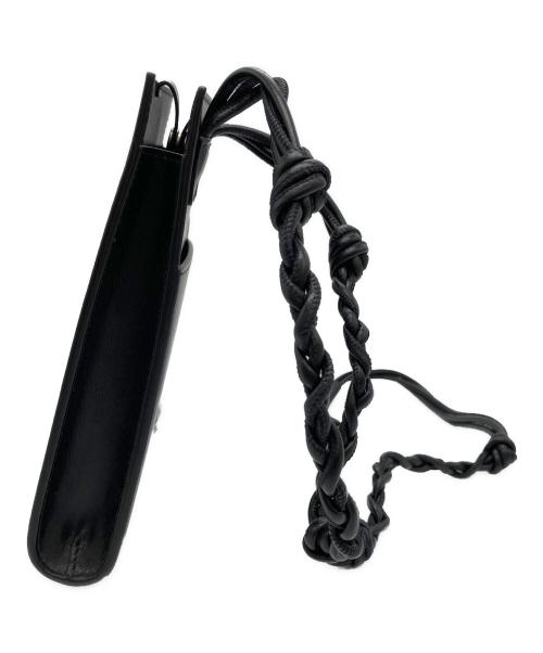JIL SANDER（ジルサンダー）JIL SANDER (ジルサンダー) TANGLE PHONE CASE ブラックの古着・服飾アイテム