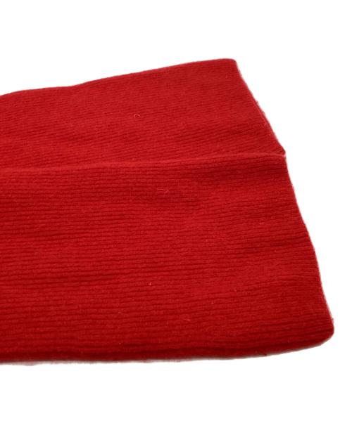 BATONER（バトナ―）BATONER (バトナ―) CASHMERE FOX FLARE SLEEVE CREW NECK / カシミア フォックス フレアスリーブ クルーネックニット レッド サイズ:1の古着・服飾アイテム