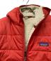 中古・古着 Patagonia (パタゴニア) リバーシブル・レディ・フレディ・フーディ レッド×アイボリー サイズ:sizeXXL：12000円