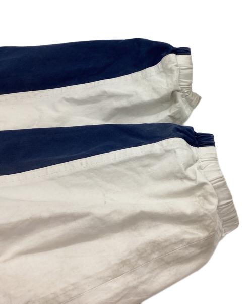 BALENCIAGA（バレンシアガ）BALENCIAGA (バレンシアガ) TRACKSUIT POPLIN SHIRT JACKET　571434 ネイビー×ホワイト サイズ:44の古着・服飾アイテム